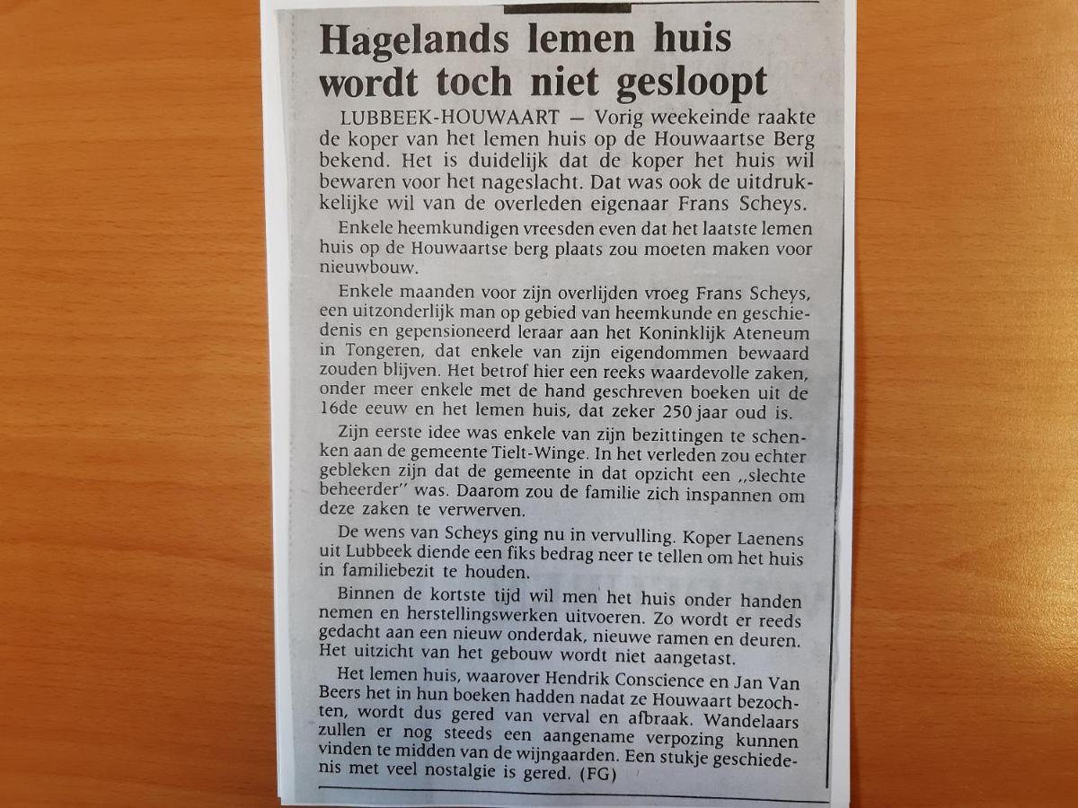 Lemen Huis Houwaart Tielt Zewnętrze zdjęcie